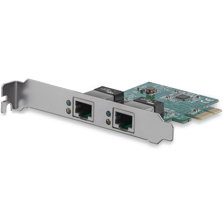 STARTECH.COM 2 Port 1 Gbps PCIe Ethernet Network Adapter ST1000SPEXD4